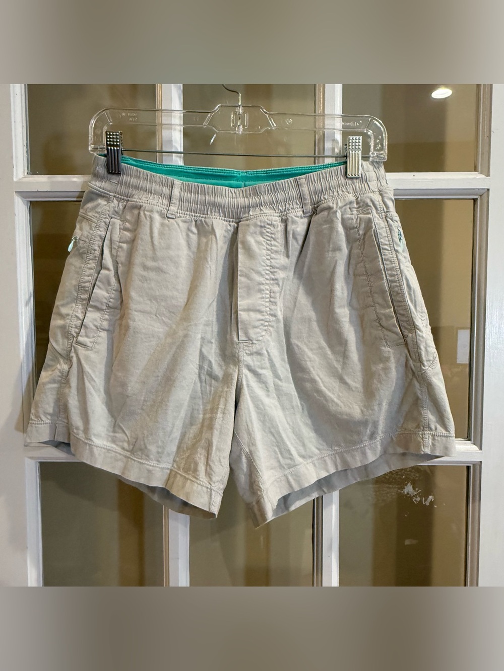 BirdDogs Birddogs Light Grey Lined Stretchy Boomstick Shorts 5” Medium